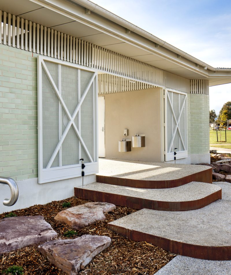 Sandfield Reserve Amenities, Carrum Downs – detail